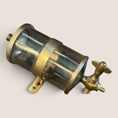 Vintage " Gravity Drop-Feed Oil Reservoir ", Used For Antique Engines. Vintage " Gravity 