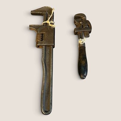 2 Antique Small Adjustable Wenches. 2 smaller antique adjustable wrenchesWe offer effecient 