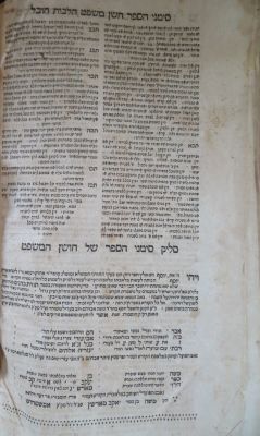 שלחן ערוך אמשטרדם תק"א. . שלחן ערוך חושן משפט. אמשטרדם, תק"א. ללא שער. מצב: בינוני. כריכה בלויה.