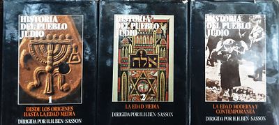 ben sasson. historia. ספרד. . 3 ספרי היסטוריה יהודית. ספרד, 1988. 
historia del pueblo judio 
3. 