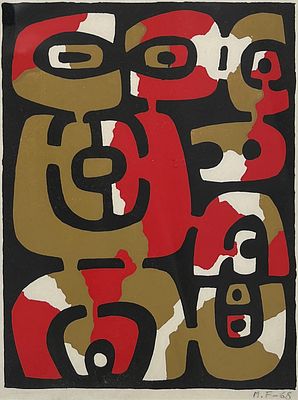 María Freire - MARÍA FREIRE (Escuela uruguaya, 1917-2015)Grabado serigráfico"17 de Julio", de la 