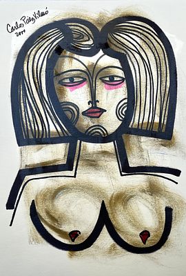 Carlos Páez Vilaró - CARLOS PÁEZ VILARÓ(Escuela uruguaya, 1923-2014)Técnica mixta sobre 