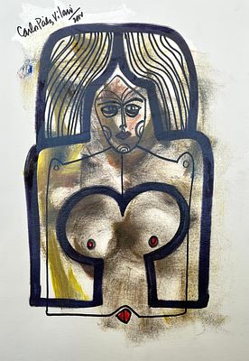 Carlos Páez Vilaró - CARLOS PÁEZ VILARÓ(Escuela uruguaya, 1923-2014)Técnica mixta sobre 