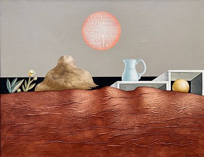 Jorge Damiani - JORGE DAMIANI(Escuela uruguaya, 1931-2017)Acrílico sobre tela"Playa" Firmado y 