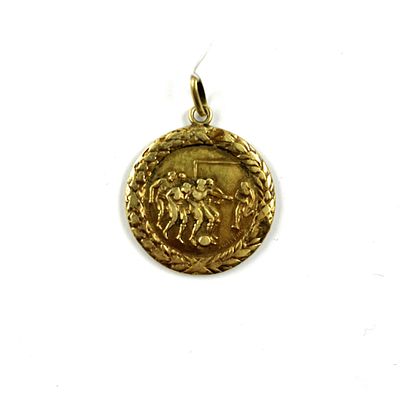 Moneda en oro "Boca Juniors" - Medalla en oro 18 K amarillo perteneciente al Club Atl&eacute;tico Boca 