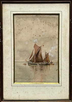 Edoardo de Martino - EDOARDO DE MARTINO (Escuela italiana, 1838-1912) Par de acuarelas sobre 