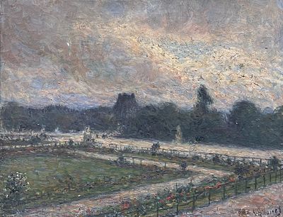 Anatolle Eugene Hillairet - ANATOLLE EUGENE HILLAIRET (Escuela francesa, 1880-1928) &Oacute;leo sobre 