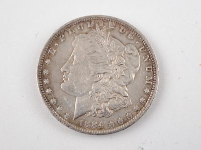 Estados Unidos dollar Morgan 1884 - Moneda estadounidense en plata 900 denominaci&oacute;n 1 d&oacute;lar 