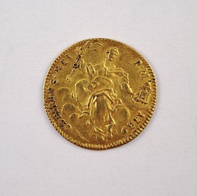 Vaticano 1739 zecchino de oro - Moneda de los Estados Pontificios Vaticano en oro 998 &eacute;poca 