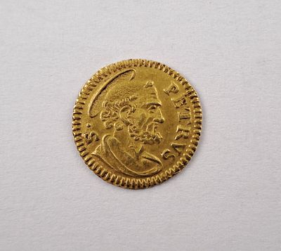 Vaticano 1/2 scudo d'oro 1740 1751 - Moneda de los Estados Pontificios, Vaticano, en oro &eacute;poca 