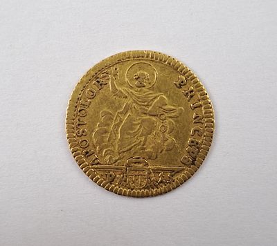 Vaticano 1784 15 paoli o mezza doppia de oro - Moneda de los Estados Pontificios, Vaticano, en oro 
