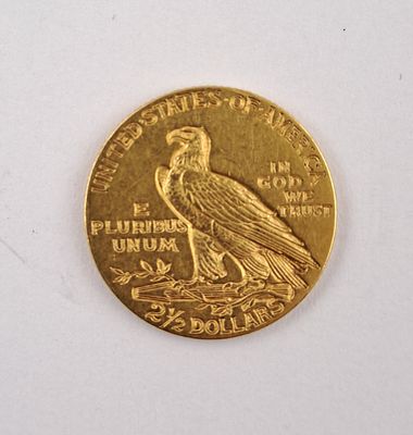 Estados Unidos 1915 2 1/2 dollars de oro - Moneda estadounidense en oro 900 denominaci&oacute;n 2 d&oacute;lares 