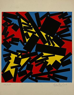 JOS&Eacute; PEDRO COSTIGLIOLO - JOS&Eacute; PEDRO COSTIGLIOLO (Escuela uruguaya, 1902-1985) Grabado serigr&aacute;fico 