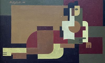 JOS&Eacute; PEDRO COSTIGLIOLO - JOS&Eacute; PEDRO COSTIGLIOLO 
(Escuela uruguaya, 1902-1985) 
&Oacute;leo sobre cart&oacute;n 