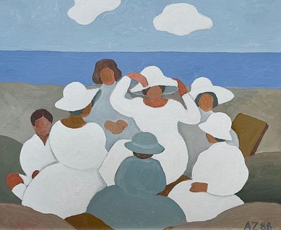 ALFREDO ZORRILLA DE SAN MART&Iacute;N - ALFREDO ZORRILLA DE SAN MART&Iacute;N (escuela uruguaya, 1927-1990) &Oacute;leo 