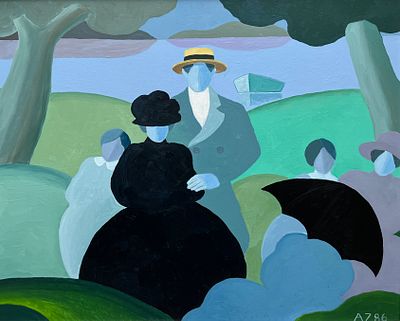ALFREDO ZORRILLA DE SAN MART&Iacute;N - ALFREDO ZORRILLA DE SAN MARTIN (Escuela uruguaya, 1927-1990) &Oacute;leo 